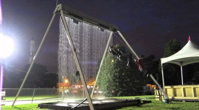 The Waterfall Swing: A Spectacular Fusion of Swinging and Water Magic
