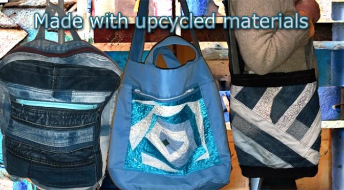 Unique bags made from upcycled materials